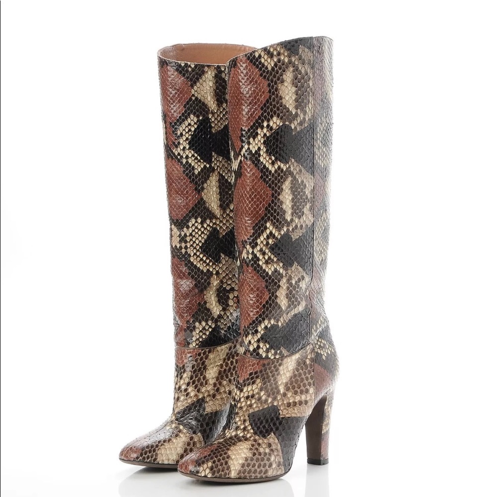VALENTINO snake boots
